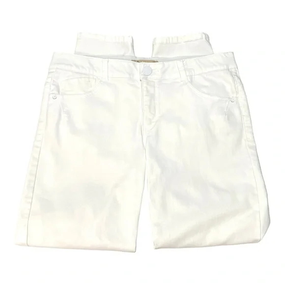 Democracy Abroad Technology Optic White Stretch Skinny Jeans Women’s 12 - Picture 9 of 14